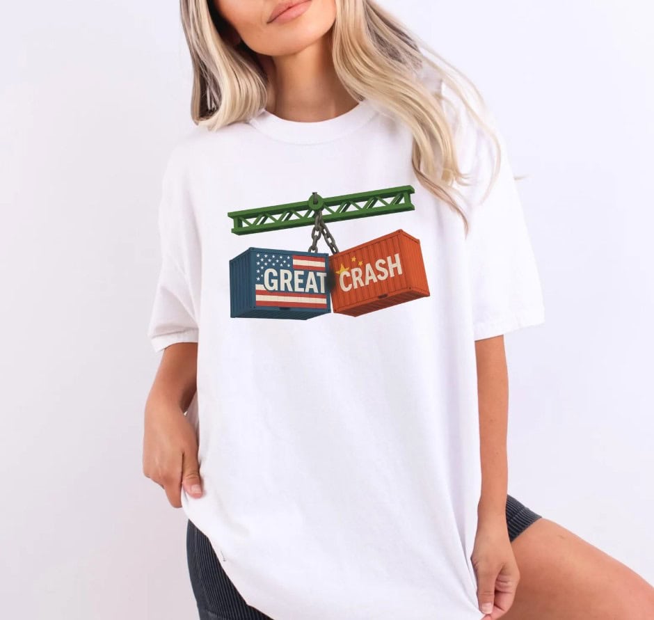 Great Crash Political Graphic T-Shirt