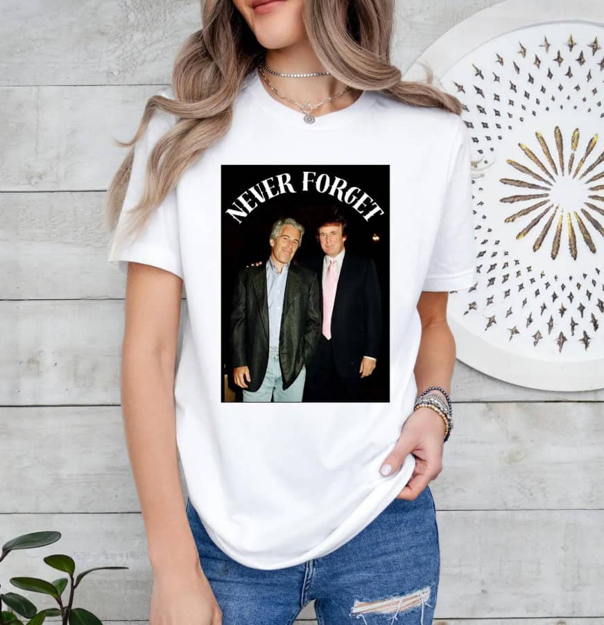 Jeffrey Epstein Guest List with Donald Trump Unisex T-Shirt