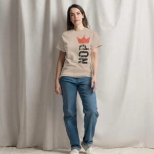 No King, Anti Trump, Save Democracy soft t-shirt