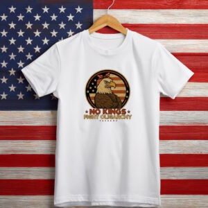 No Kings Fight Oligarchy America Flag Women shirt