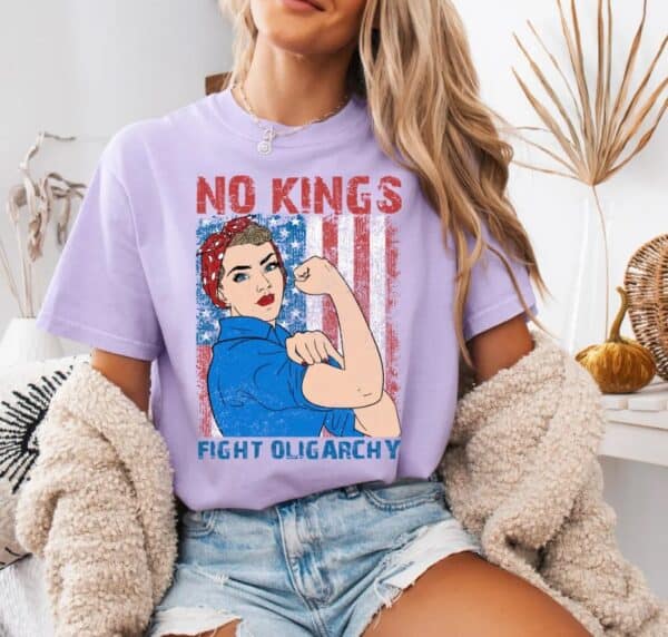 No Kings Fight Oligarchy Shirt