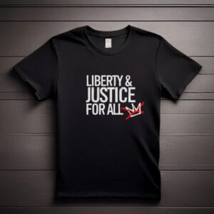 No Kings LIberty And Justice shirt