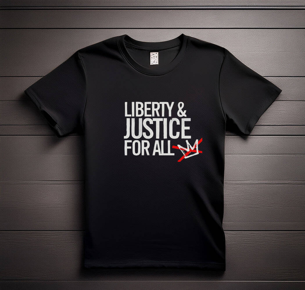 No Kings LIberty And Justice shirt