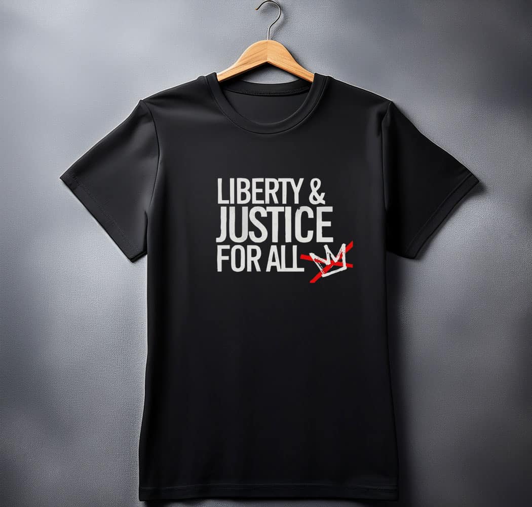 No Kings LIberty And Justice shirt