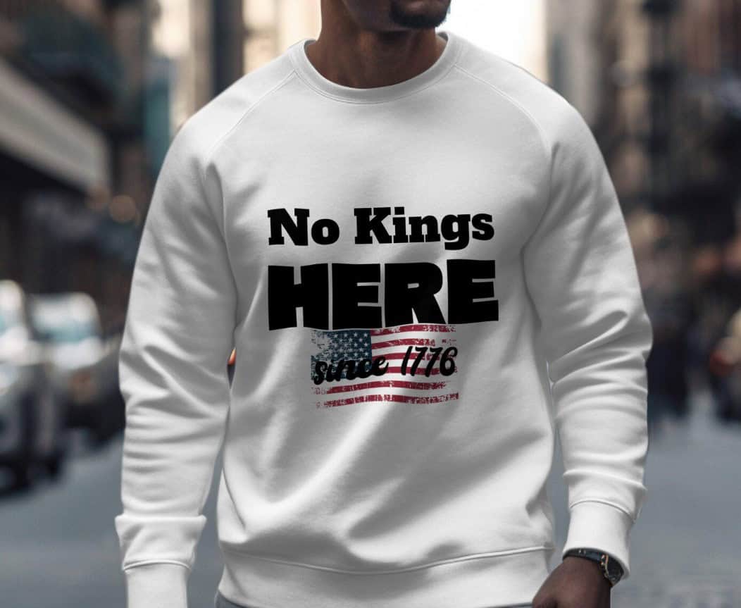 No Kings here since 1776 Comfort Colors Shirt