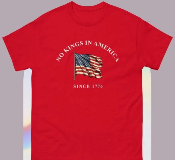 No Kings in America Since 1776 shirt