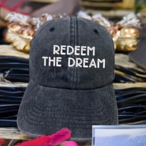 Redeem The Dream Embroidered Hat, Fight Oligarchy