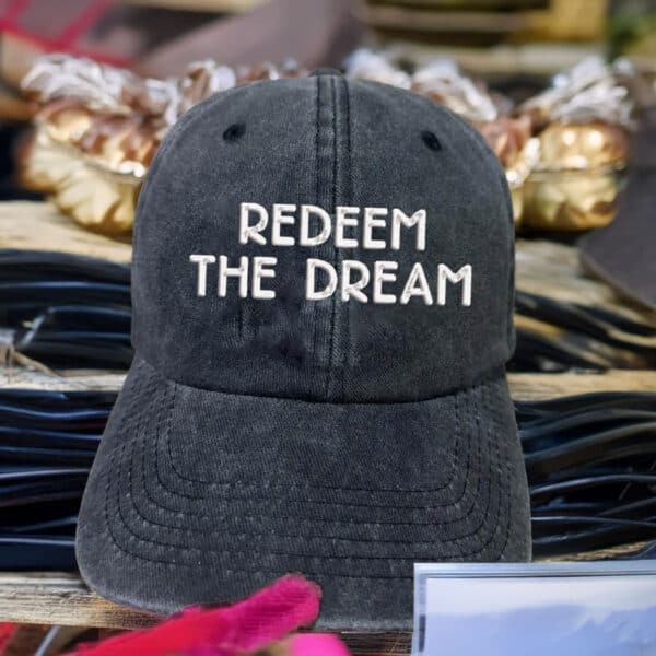 Redeem The Dream Embroidered Hat, Fight Oligarchy
