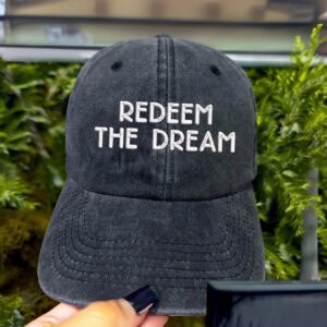 Redeem The Dream Embroidered Hat, Fight Oligarchy