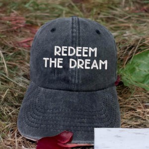 Redeem The Dream Embroidered Hat, Fight Oligarchy