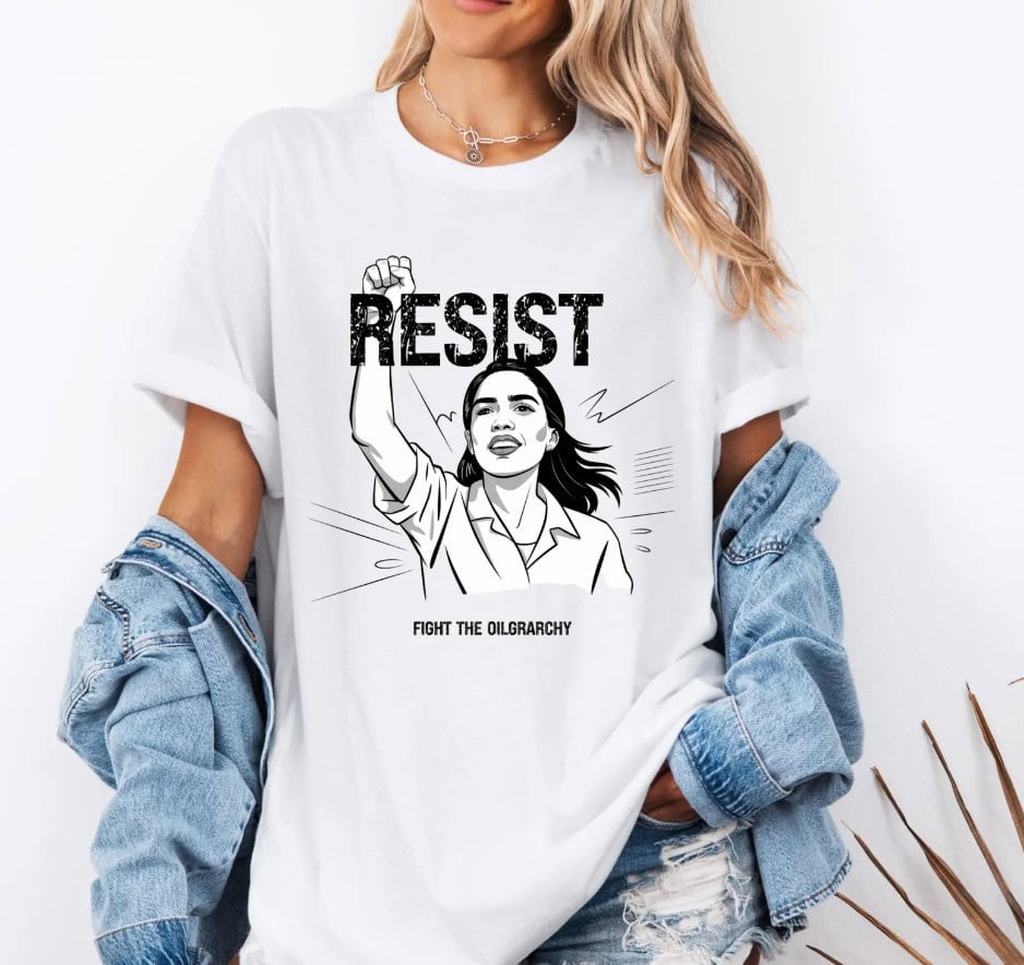 Resist Fight The Oligarchy Unisex Jersey shirt