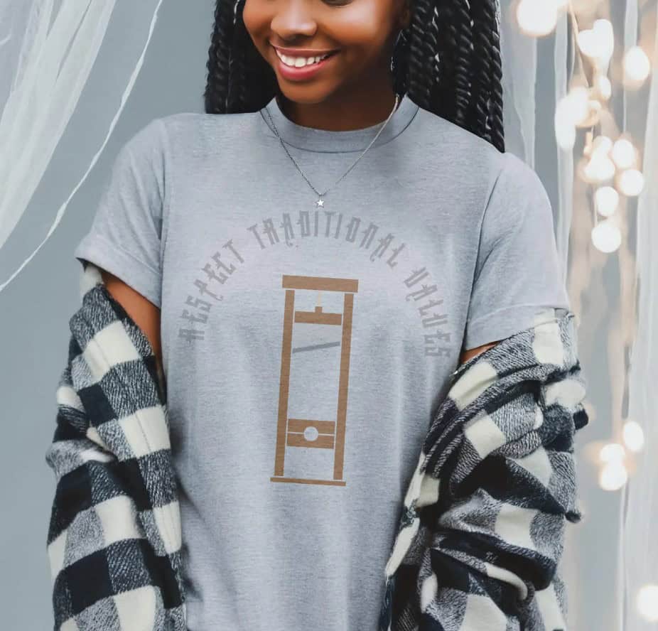 Respect Traditional Values Guillotine Resist T-Shirt