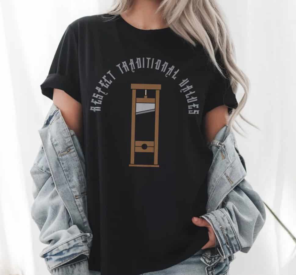 Respect Traditional Values shirt