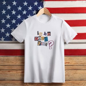 Retro Is He Dead Yet Baby Tee shirt