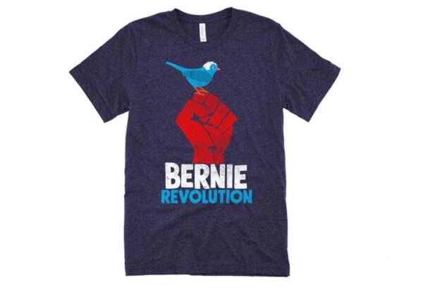 Revolution Fist Bernie Sanders Birdie Bird shirt