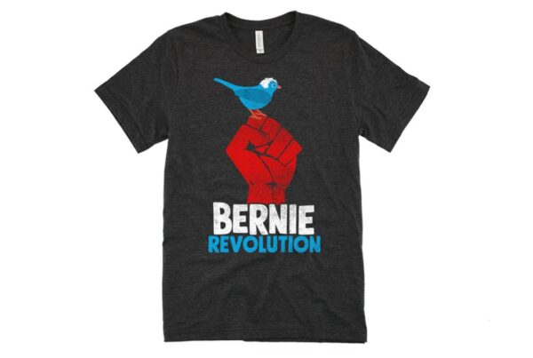 Revolution Fist Bernie Sanders Birdie Bird shirt