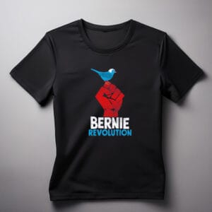 Revolution Fist Bernie Sanders Birdie Bird shirts