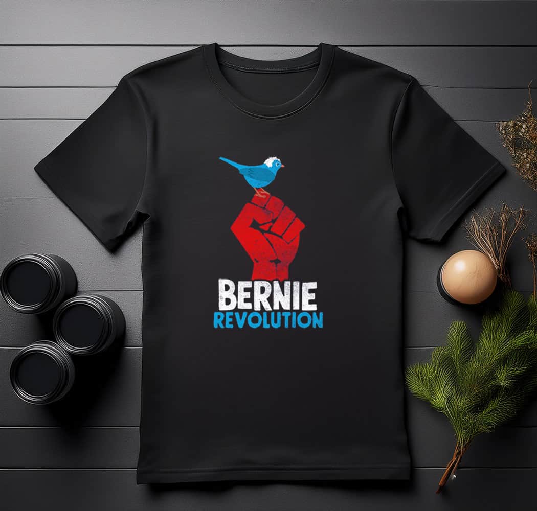 Revolution Fist Bernie Sanders Birdie Bird shirts