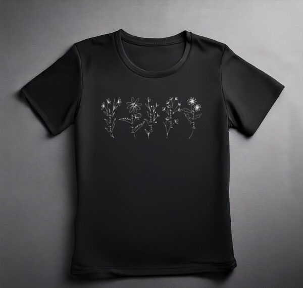 Subtle Fuck Trump Flowers V-Neck Shirts