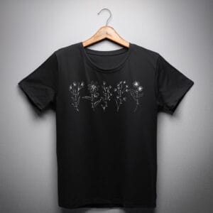 Subtle Fuck Trump Flowers V-Neck Shirts