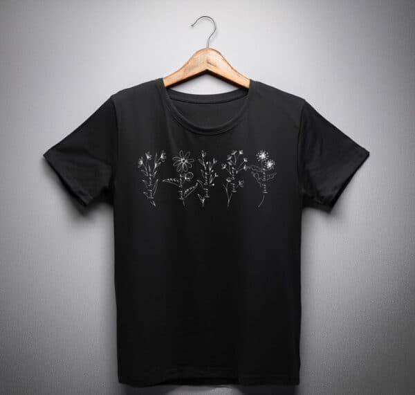 Subtle Fuck Trump Flowers V-Neck Shirts