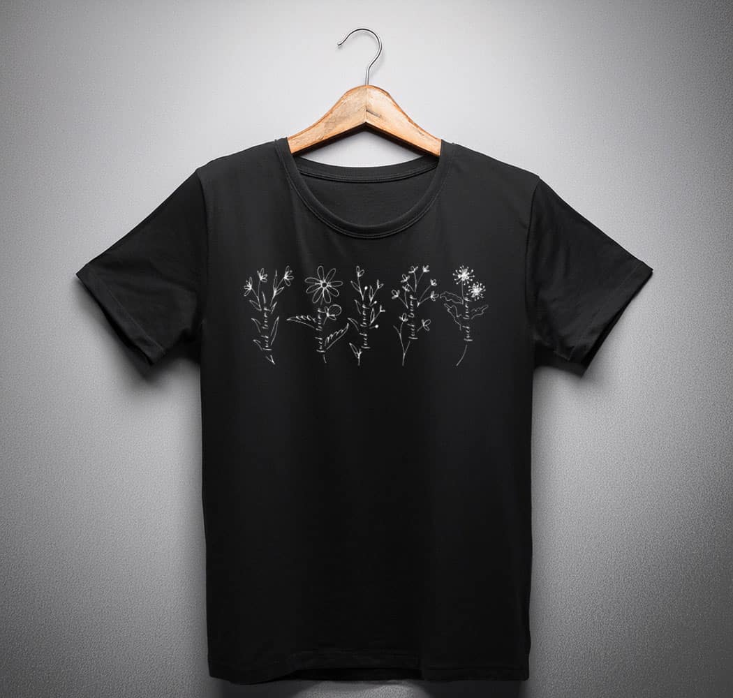 Subtle Fuck Trump Flowers V-Neck Shirts