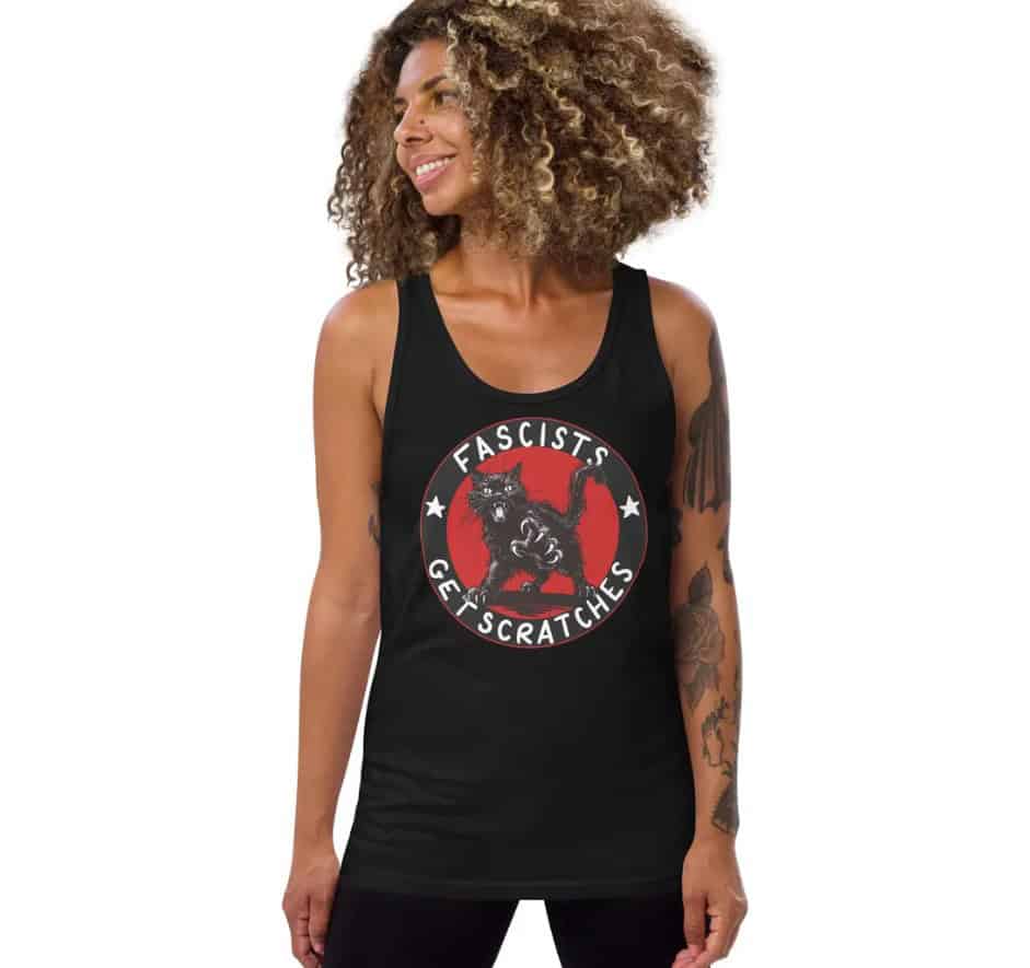 The Original Fascists Get Scratches Black Cat shirt
