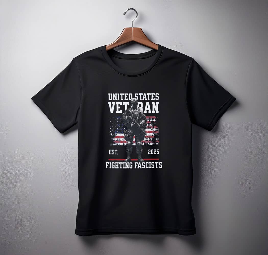 US Veterans Fighting Fascism Unisex T-shirt