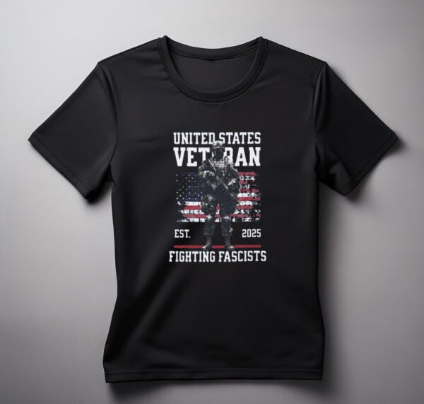 US Veterans Fighting Fascism Unisex T-shirt