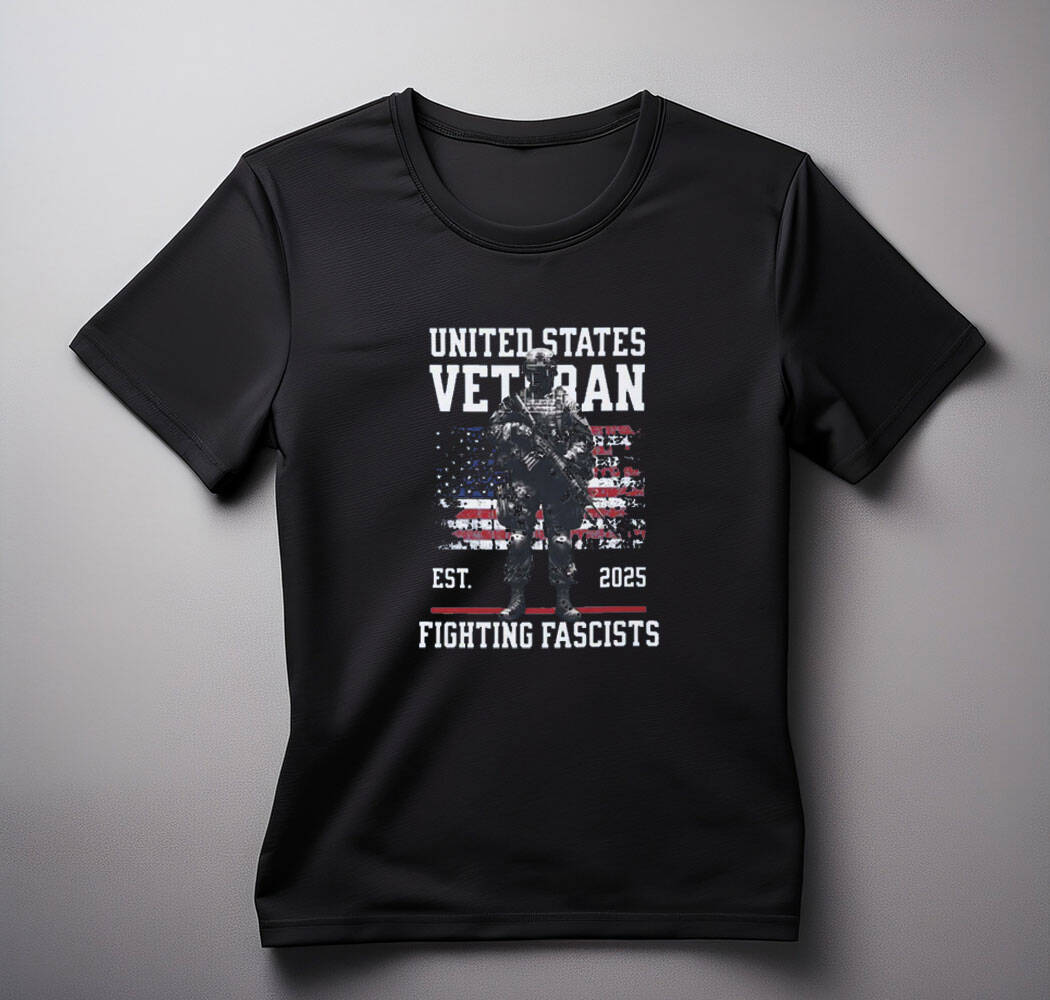 US Veterans Fighting Fascism Unisex T-shirt