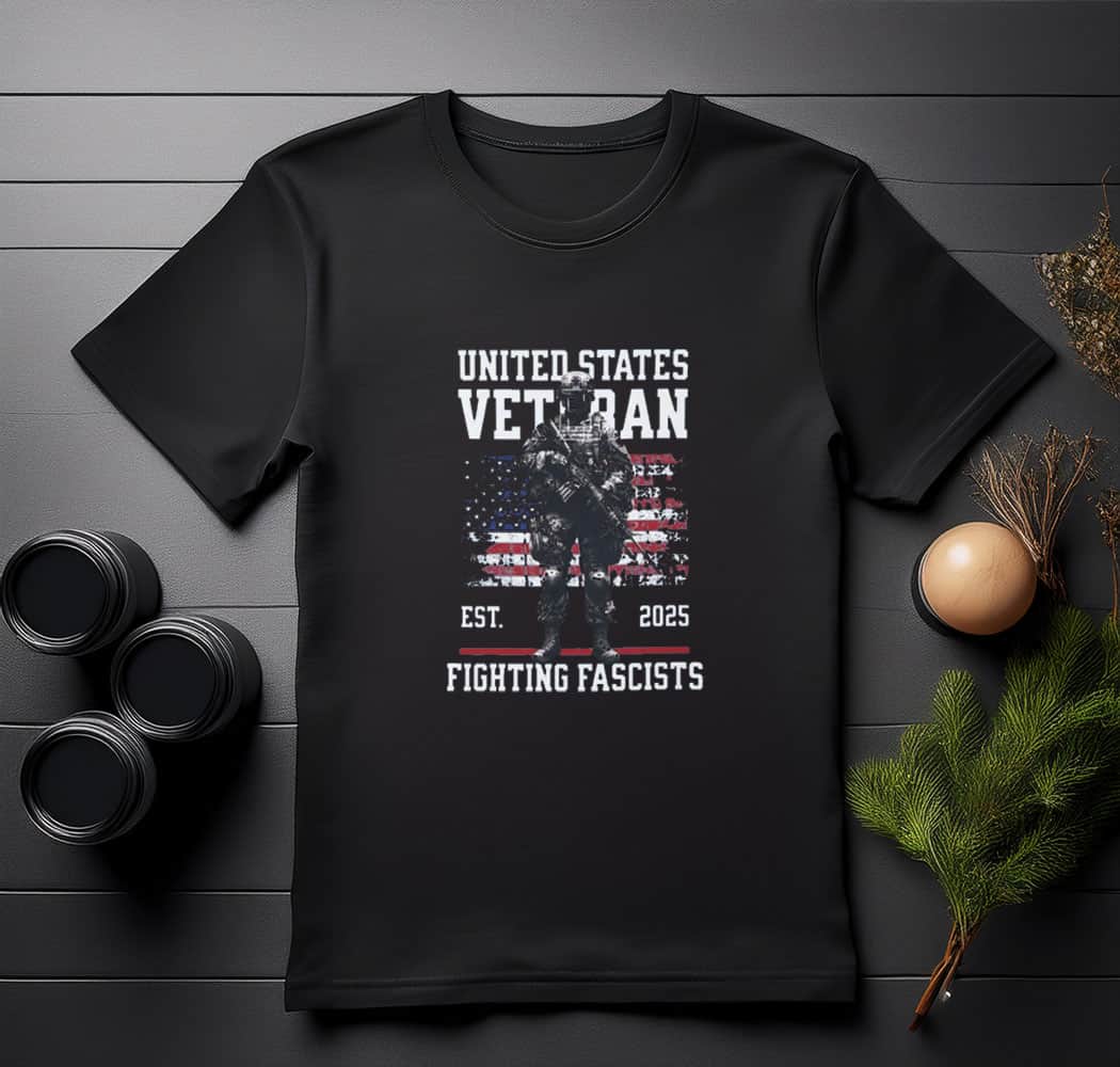 US Veterans Fighting Fascism Unisex T-shirt