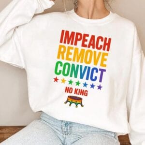 Vintage Impeach Remove Convict No Kings shirt