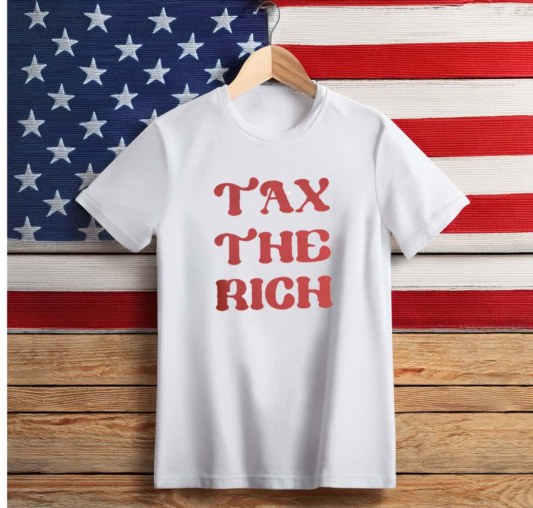 Vintage Tax The Rich Baby Tee shirt