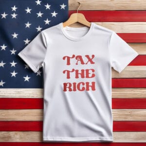 Vintage Tax The Rich Baby Tee shirt