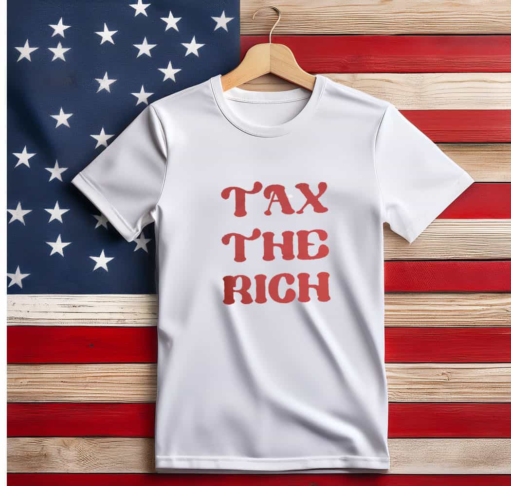 Vintage Tax The Rich Baby Tee shirt