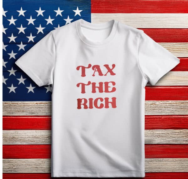 Vintage Tax The Rich Baby Tee shirt