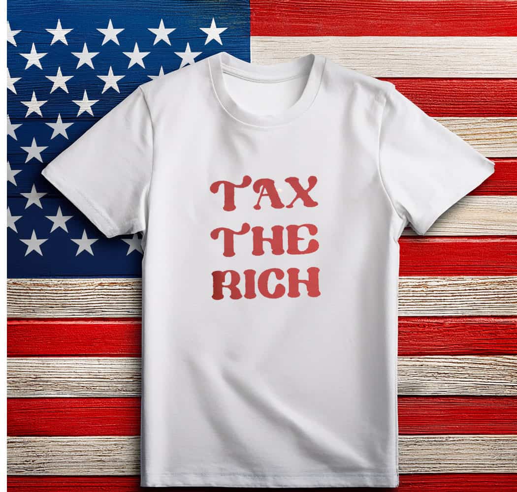 Vintage Tax The Rich Baby Tee shirt