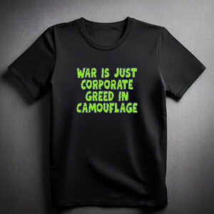 War Is Just Corporate Greed Shirt