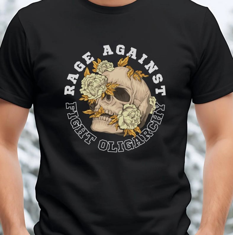 rage against Fight Oligarchy Tour Shirt