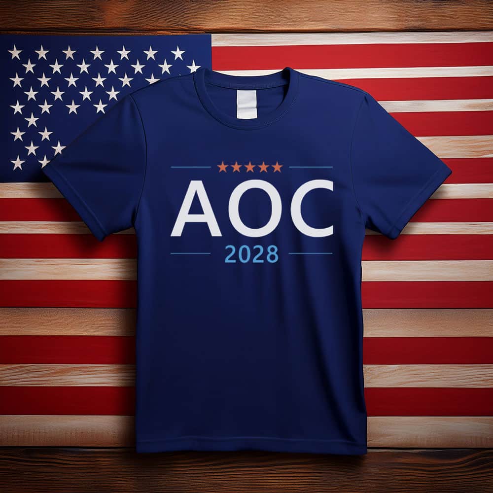 AOC 2028 T-Shirt - Alexandria Ocasio-Cortez