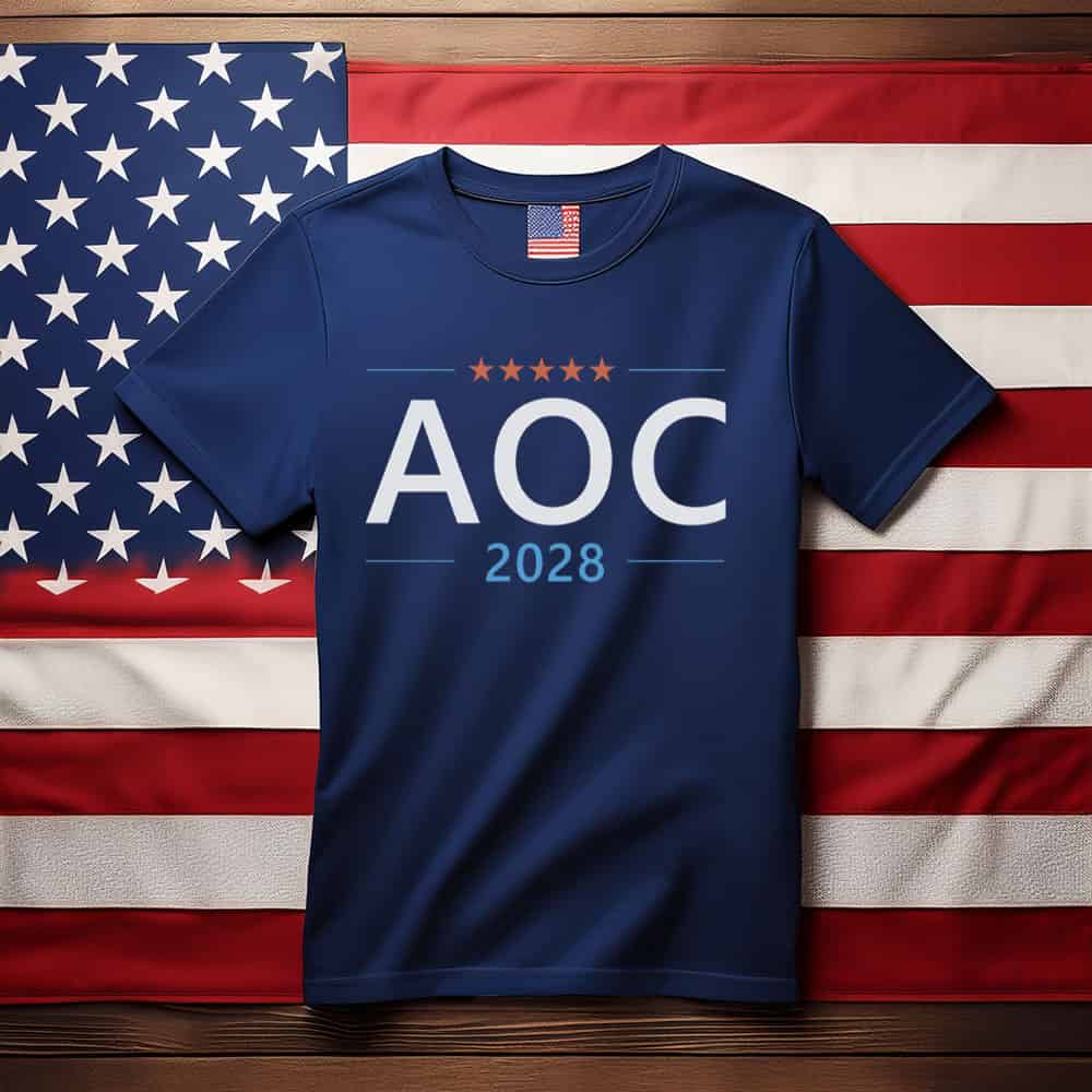 AOC 2028 T-Shirt - Alexandria Ocasio-Cortez