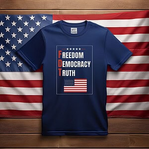 Anti-Trump Freedom Democracy Truth T-Shirt
