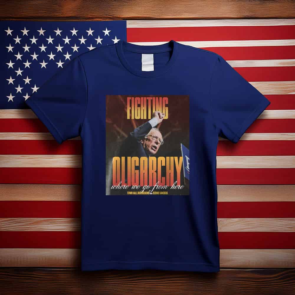 Bernie Fight Oligarchy Unisex Shirt, Bernie Sanders Activism Resist Shirt