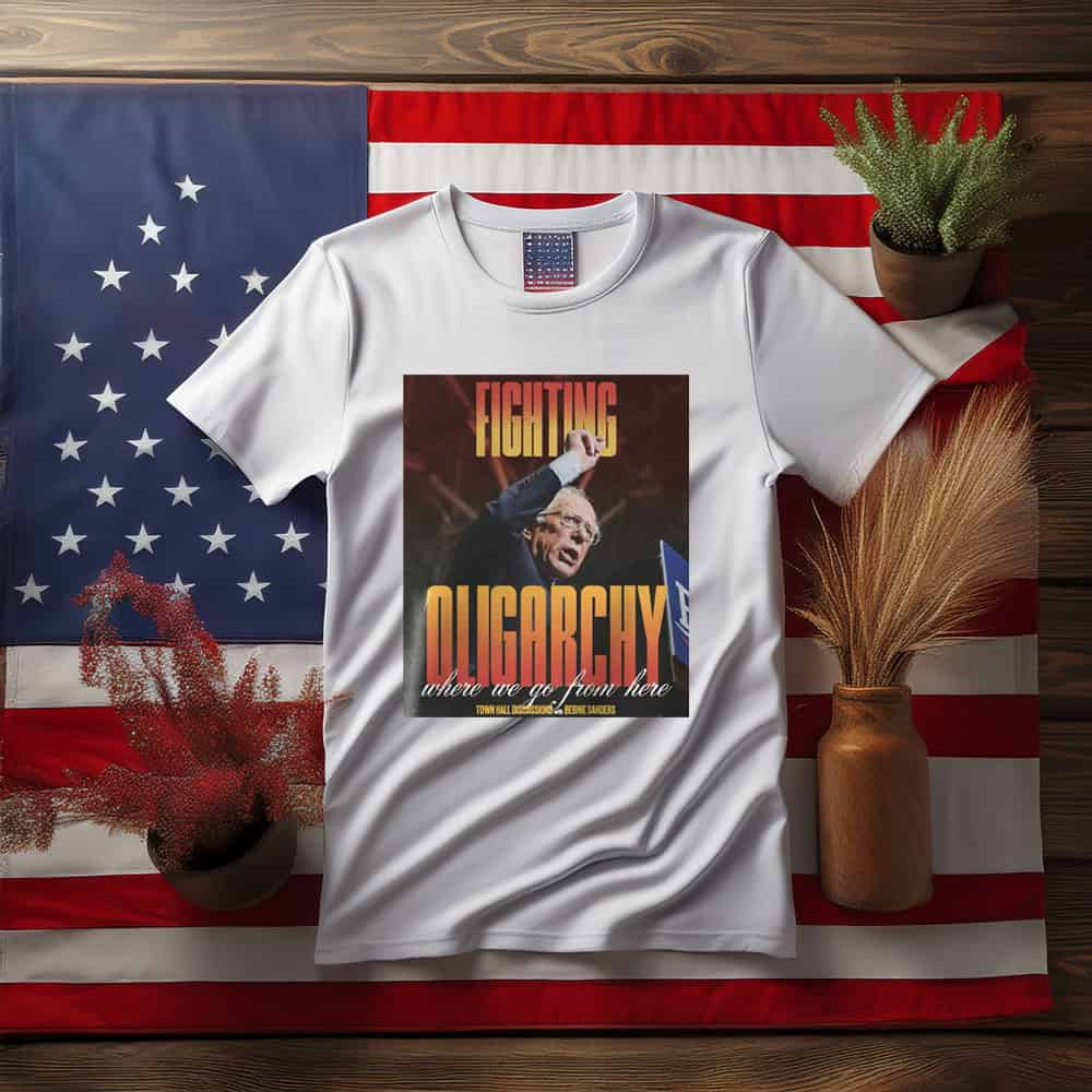 Bernie Fight Oligarchy Unisex Shirt, Bernie Sanders Activism Resist Shirt