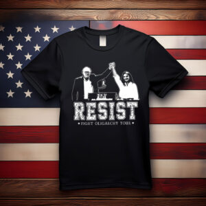 Bernie Sanders & AOC Fighting Oligarchy Tour unisex Shirt