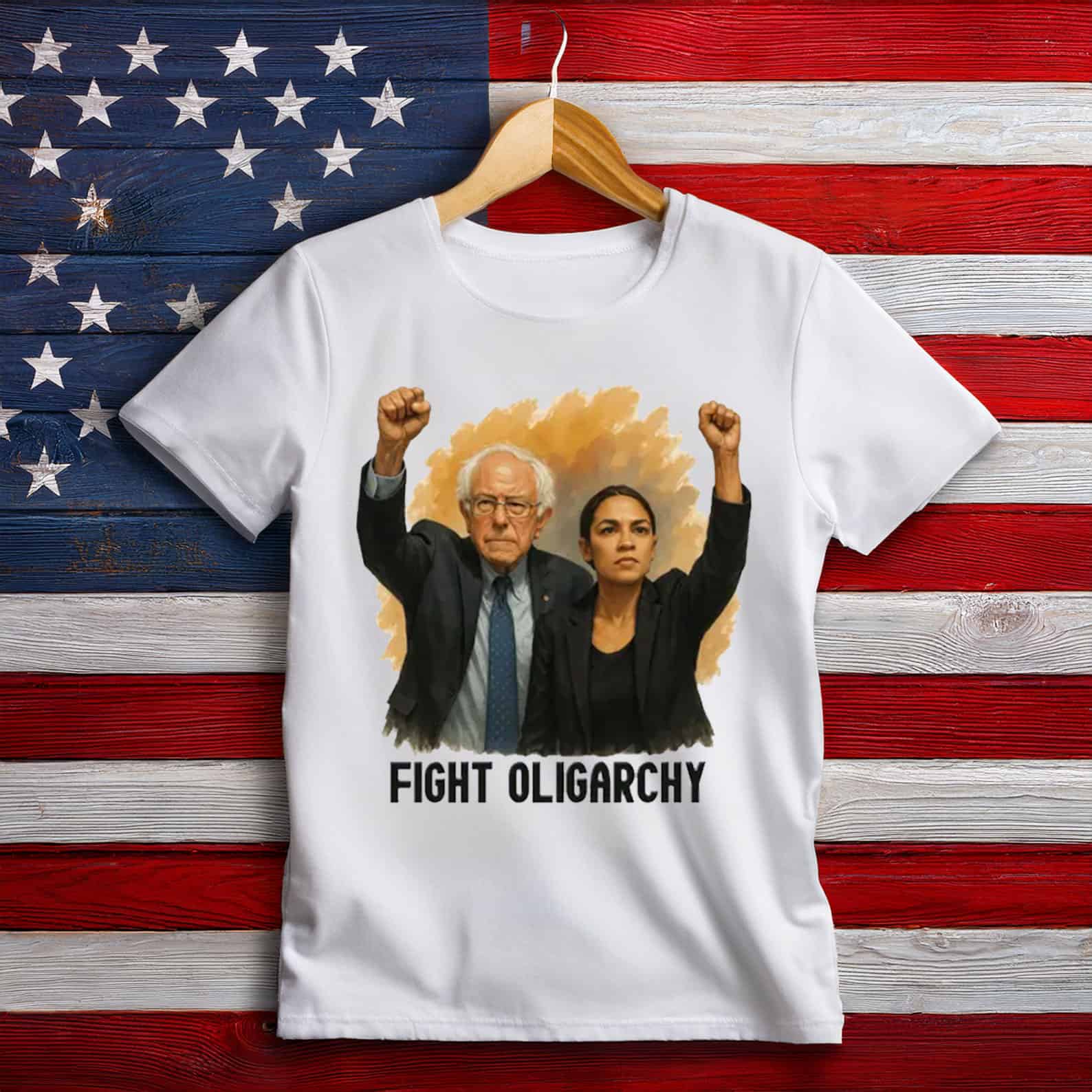 Bernie Sanders Fight Oligarchy T-Shirts