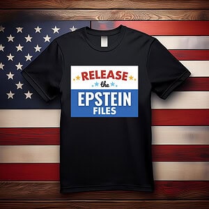 Epstein Files Anti Trump, No Kings Rally Protest Shirt