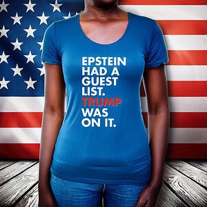 Epstein Files Anti-Trump Protest T-Shirt