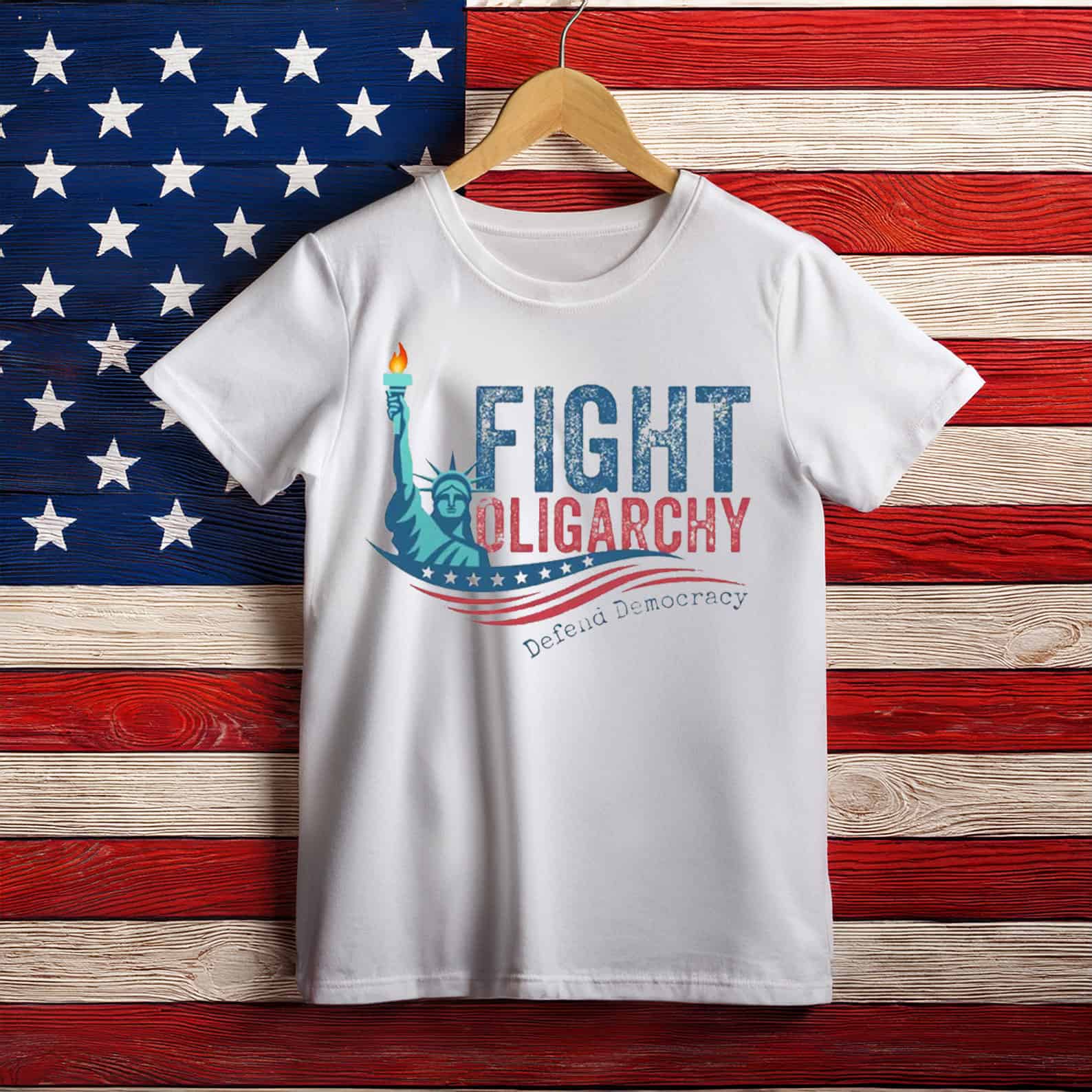 Fight Oligarchy Defend Democracy Shirt