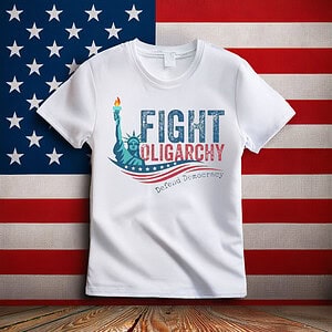 Fight Oligarchy Defend Democracy Shirt
